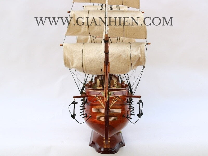 Modellsegelschiff 12 Apostles 38 x 10 x H. 48 cm
