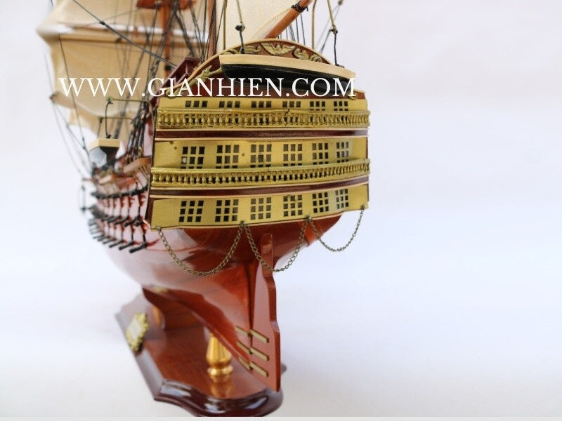 Modellsegelschiff 12 Apostles 38 x 10 x H. 48 cm