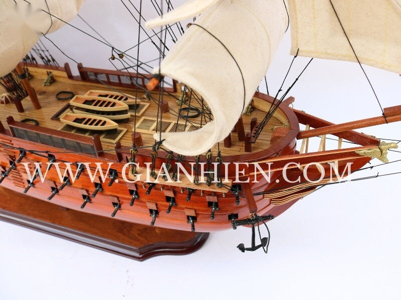 Modellsegelschiff 12 Apostles 38 x 10 x H. 48 cm
