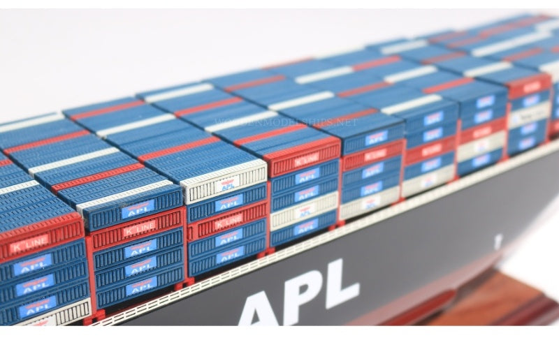 Model Cargo Ship APL CONTAINER SHIP (American President Lines) 70 x 9 x H. 20 cm