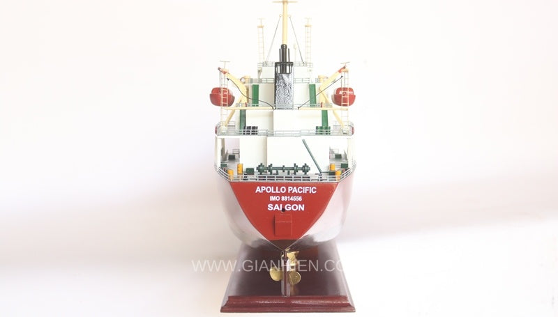Model Cargo Ship Apollo Pacific 100 x 20 x H. 38 cm