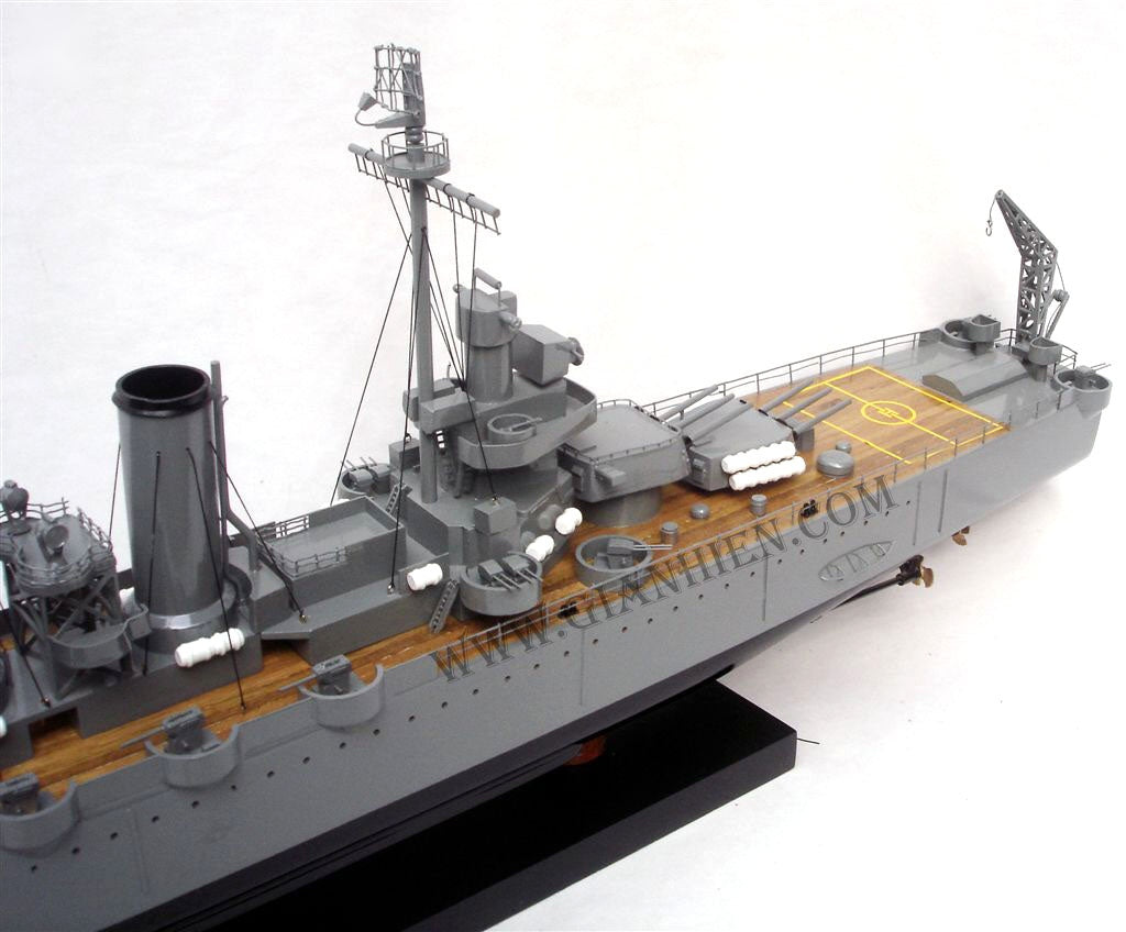 Modell-Kriegsschiff ARA General Belgrano 100 x 12 x H. 32 cm