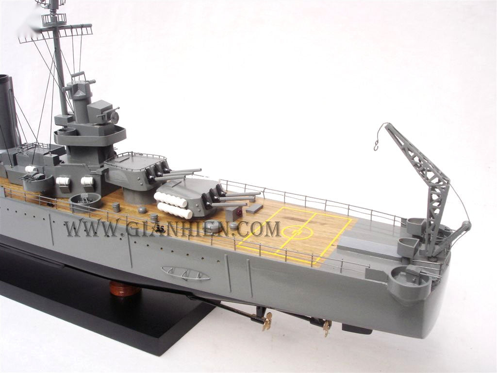 Modell-Kriegsschiff ARA General Belgrano 100 x 12 x H. 32 cm