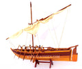 Traditional Model Boat Armed Launch 65 x 13 x H. 57 cm
