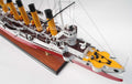 Modell-Kriegsschiff Askold 101 x 15 x H. 41 cm