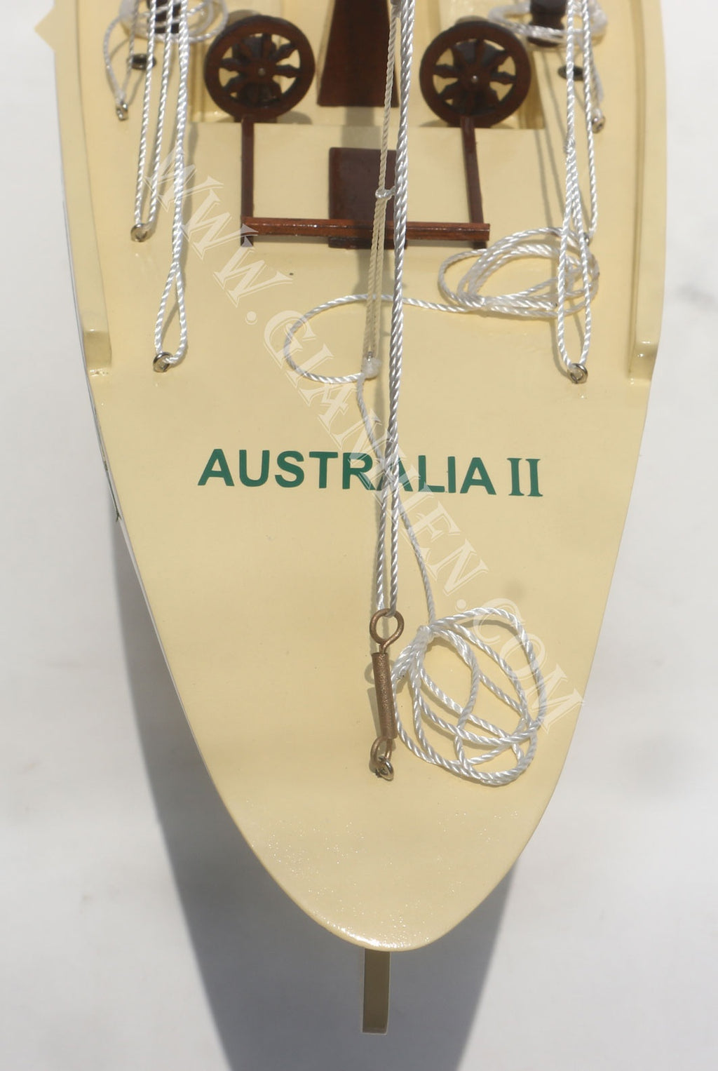 Model Sailing Boat Australia II 70 x 13 x H. 97 cm