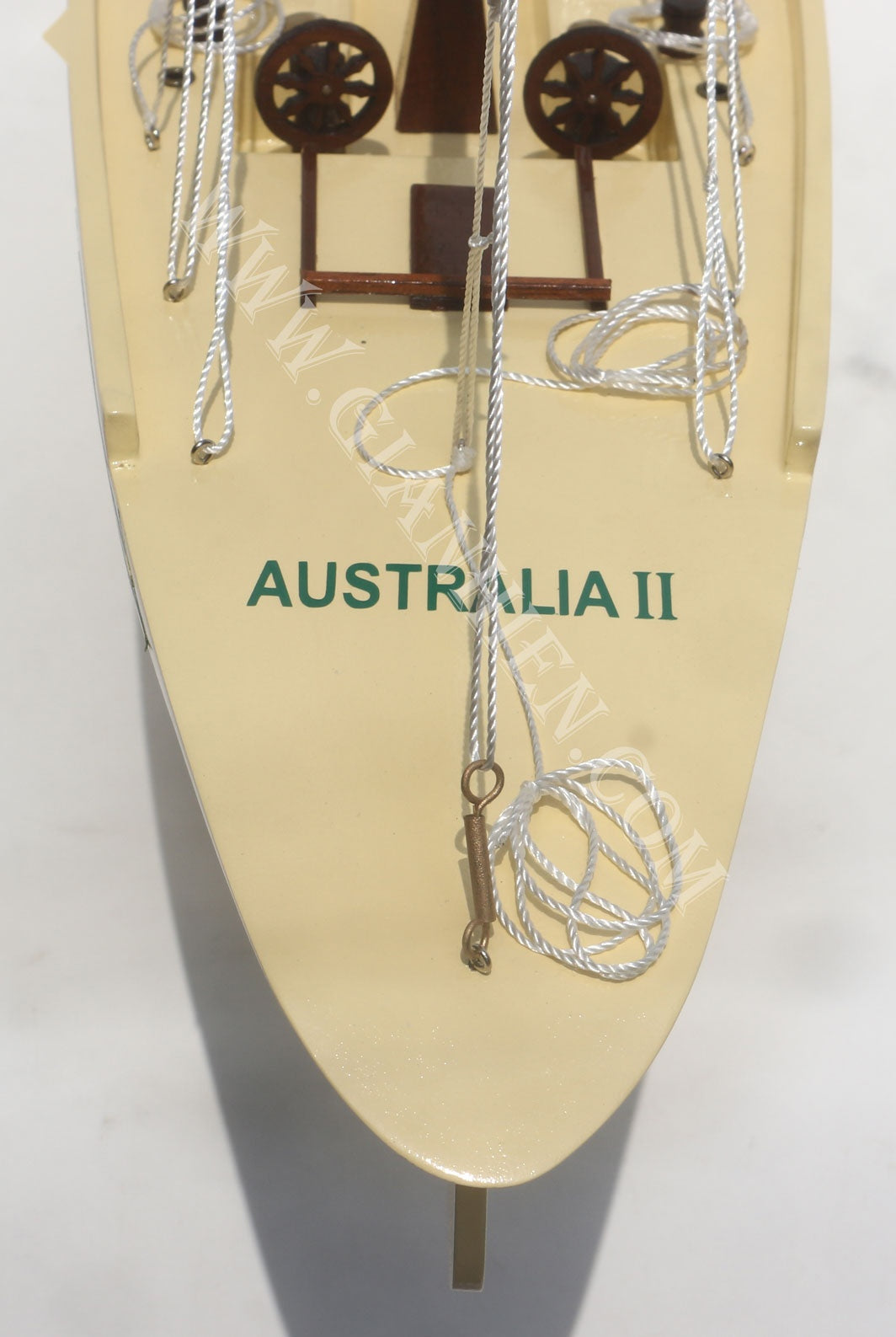 Model Sailing Boat Australia II 70 x 13 x H. 97 cm