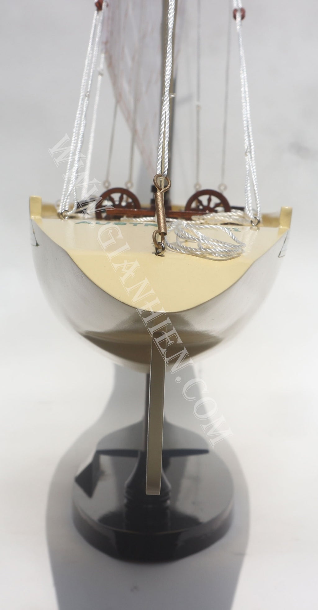 Model Sailing Boat Australia II 70 x 13 x H. 97 cm