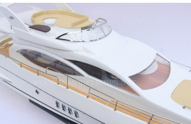 Model Yacht Azimut 68 90 x 23 x H. 36 cm