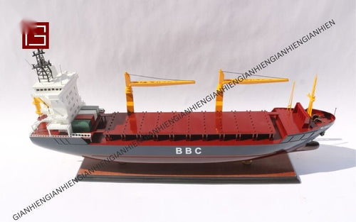 Model Cargo Ship BBC Break BULK 100 x 18 x H. 49 cm