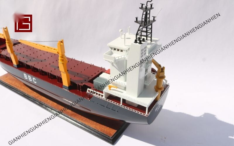 Model Cargo Ship BBC Break BULK 100 x 18 x H. 49 cm