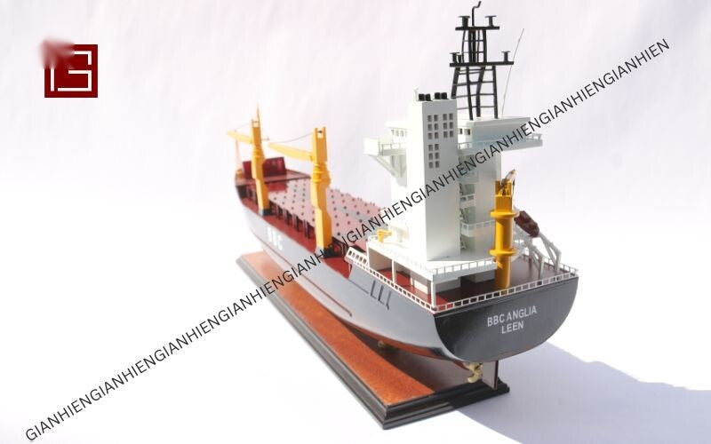 Model Cargo Ship BBC Break BULK 100 x 18 x H. 49 cm