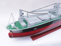 Model Cargo Ship Bright Coral 100 x 15 x H. 40 cm