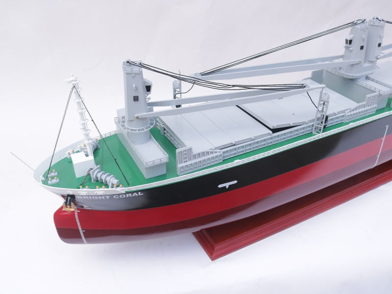 Model Cargo Ship Bright Coral 100 x 15 x H. 40 cm