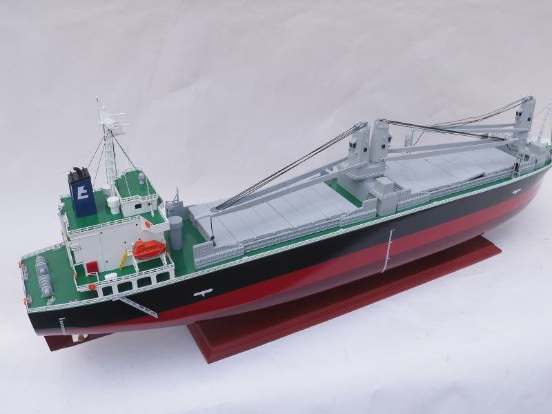 Model Cargo Ship Bright Coral 100 x 15 x H. 40 cm