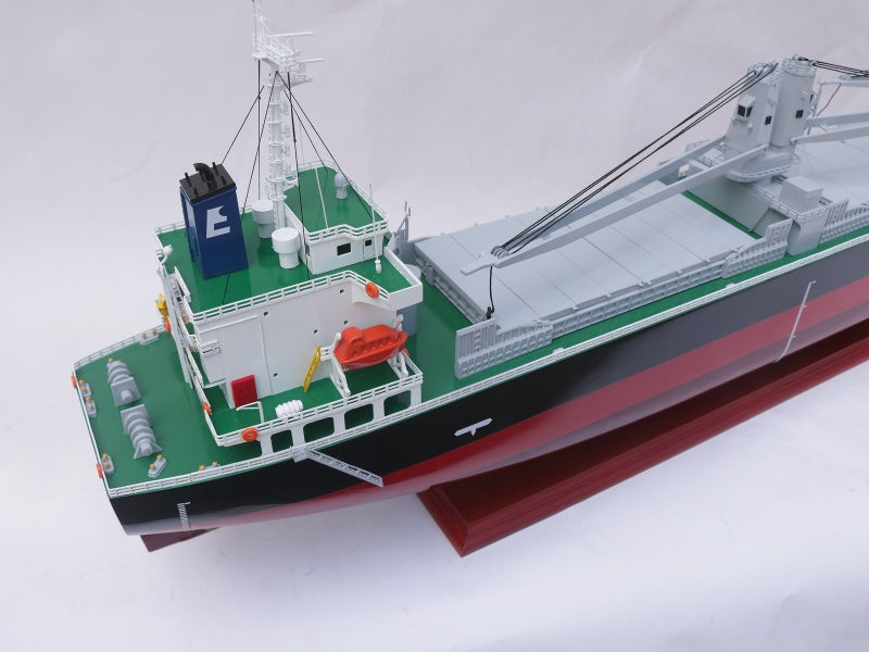 Model Cargo Ship Bright Coral 100 x 15 x H. 40 cm