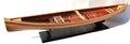 Traditional Model Boat Canadian Canoe 60 x 12 x H. 14 cm