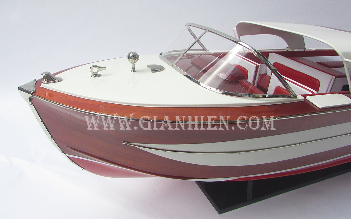Model Speed Boat Century Coronado 1958 83 x 25 x H. 26 cm