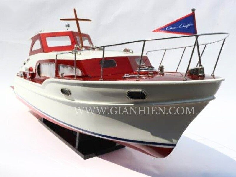 Modell-Speedboot Chris Craft Cabin Cruiser 94 x 29 x H. 32 cm