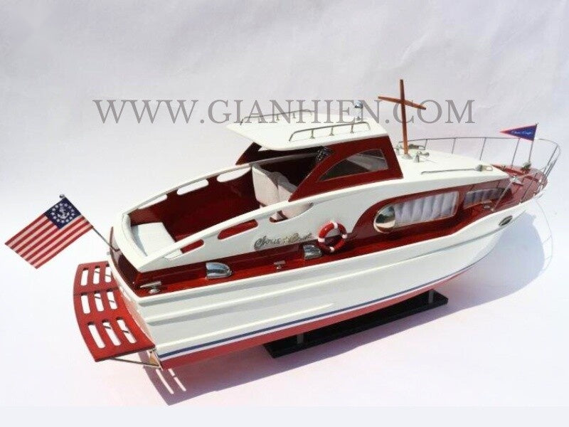 Modell-Speedboot Chris Craft Cabin Cruiser 94 x 29 x H. 32 cm