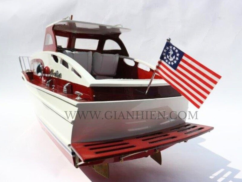 Modell-Speedboot Chris Craft Cabin Cruiser 94 x 29 x H. 32 cm