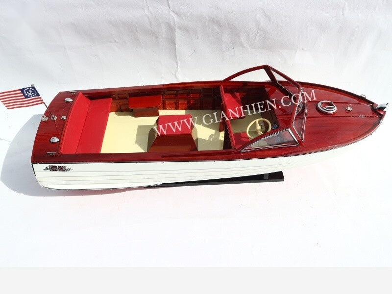 Model Speed Boat Chris Craft SEA Skiff 67 x 23 x H. 23 cm