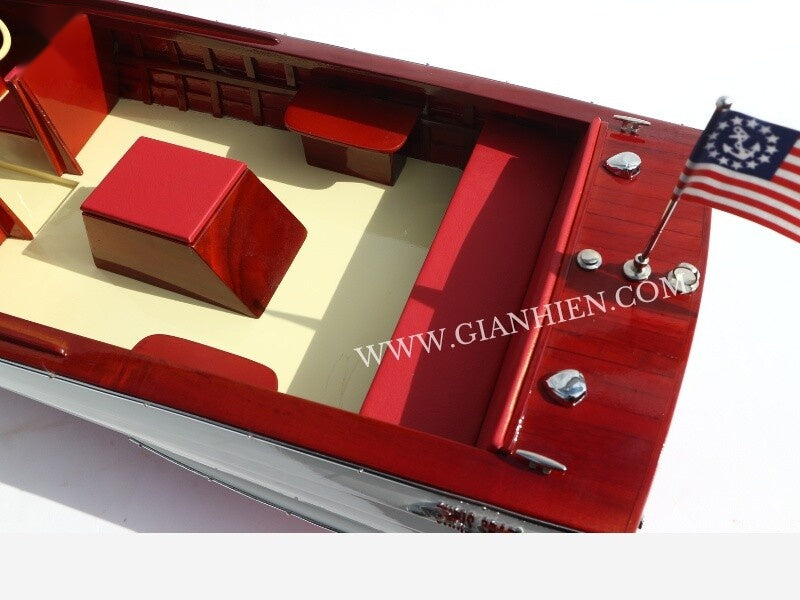 Model Speed Boat Chris Craft SEA Skiff 67 x 23 x H. 23 cm