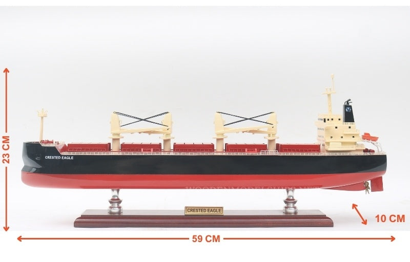 Modell-Frachtschiff Crested Eagles 59 x 10 x H. 22 cm