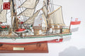 Modellsegelschiff DAR Mlodziezy 1982 Poland 71 x 16 x H. 45 cm