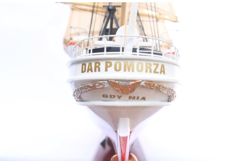 Modellsegelschiff Dar Pomorza 68 x 23 x H. 52 cm