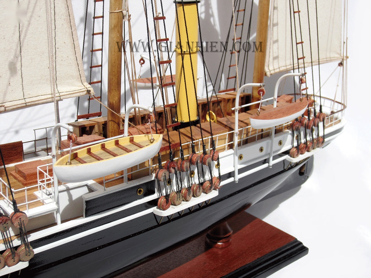 Model Tall Ship Endurance (DARK Blue) 65 x 14 x H. 64 cm