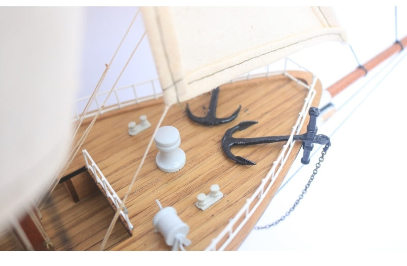 Model Tall Ship Endurance (natural/ Black) 65 x 14 x H. 64 cm