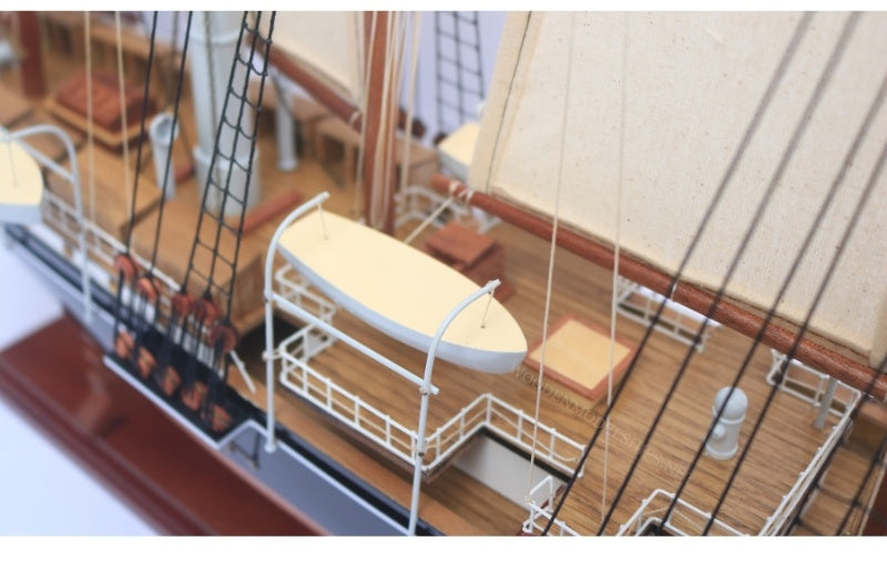 Model Tall Ship Endurance (natural/ Black) 65 x 14 x H. 64 cm