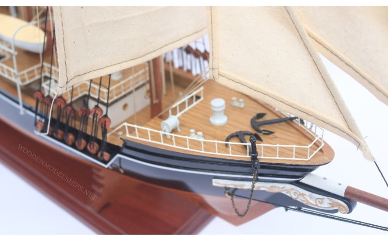 Modellsegelschiff Endurance (natural/ Black) 65 x 14 x H. 64 cm