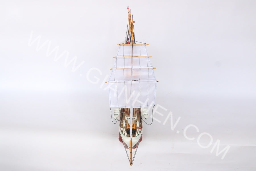 Modellsegelschiff Esmeralda 80 x 13 x H. 58 cm