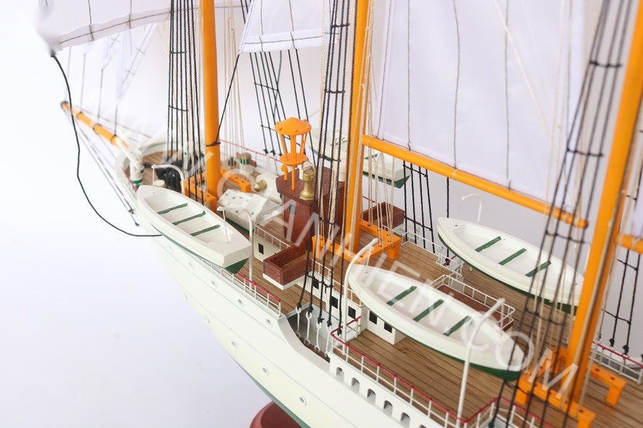Modellsegelschiff Esmeralda 80 x 13 x H. 58 cm