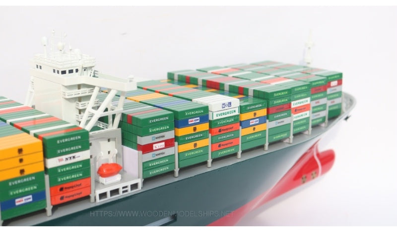 Model Cargo Ship EVER Given 100 x 15 x H. 26 cm
