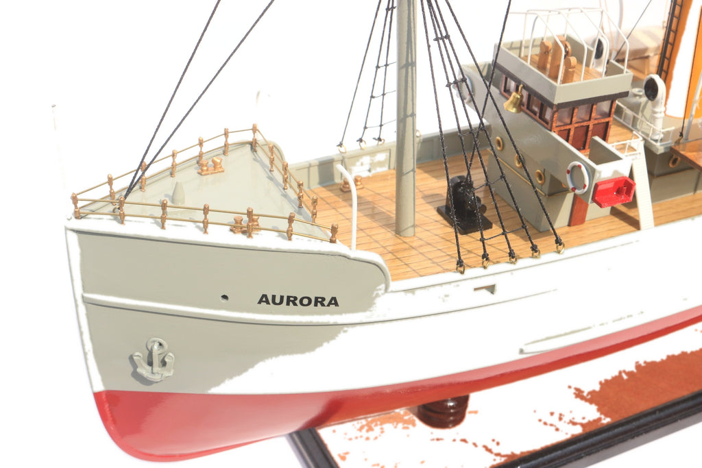 Modell-Fischerboot Aurora 60 x 11 x H. 36 cm
