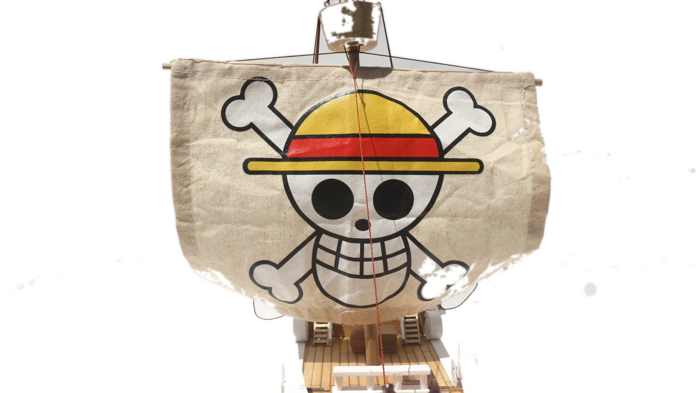 Modell-Fischerboot One Piece 40 x 13 x H. 44 cm