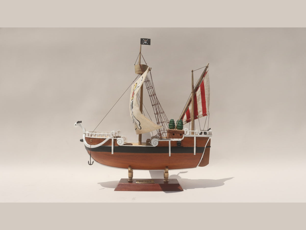 Model Fishing Boat One Piece 40 x 13 x H. 44 cm
