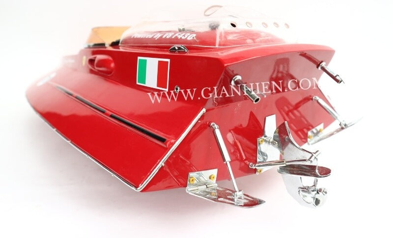 Model Speed Boat Ferrari F430 92 x 30 x H. 22 cm
