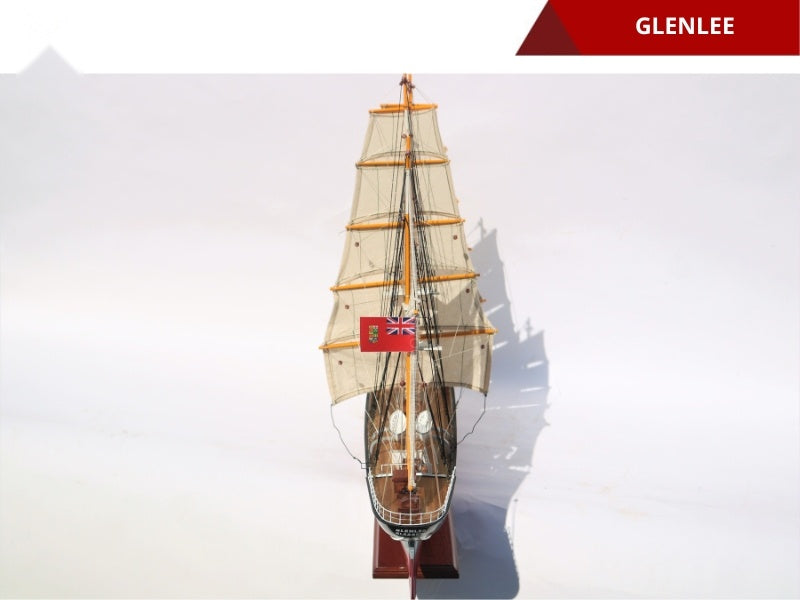 Modellsegelschiff Glenlee 80 x 19 x H. 78 cm