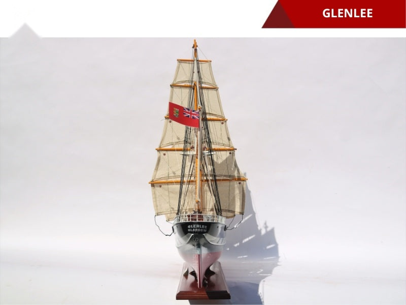Modellsegelschiff Glenlee 80 x 19 x H. 78 cm