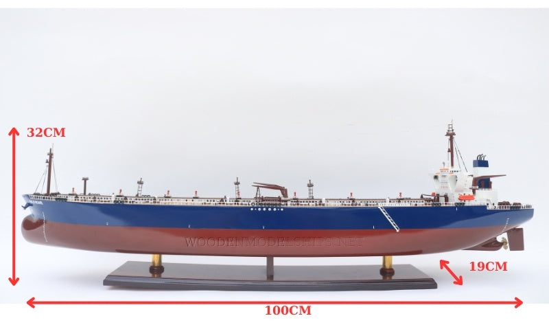 Model Cargo Ship Gold Pearl SHIP 100 x 19 x H. 32 cm