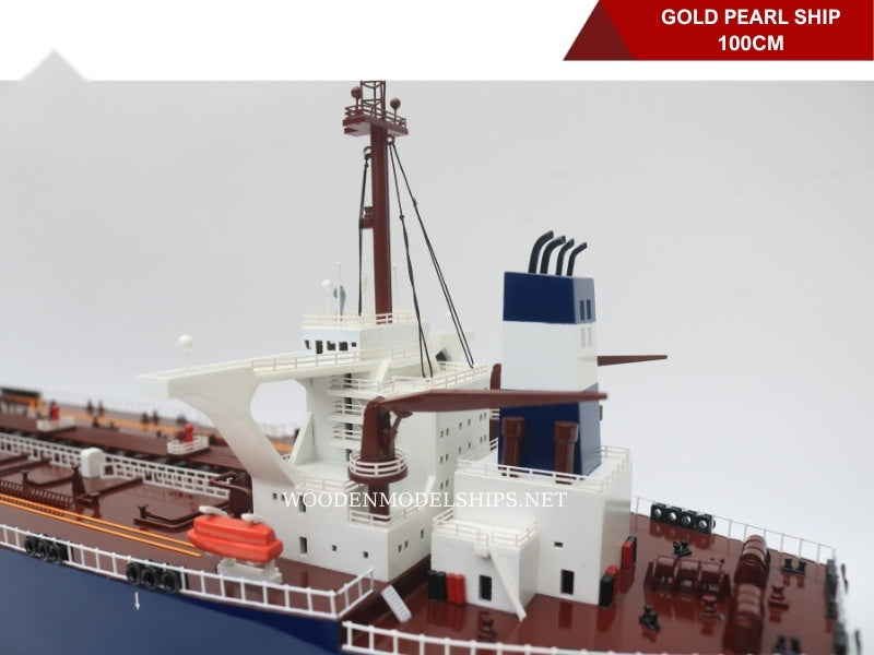 Model Cargo Ship Gold Pearl SHIP 100 x 19 x H. 32 cm
