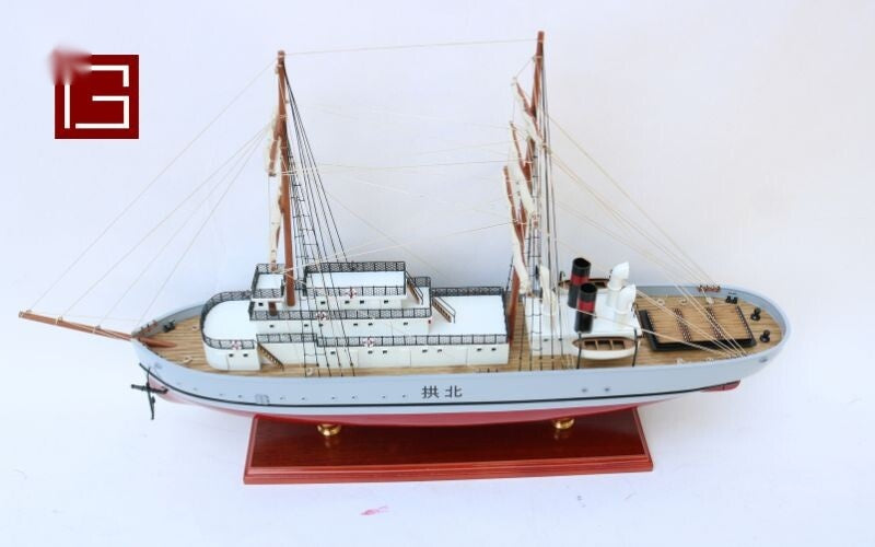 Model Ship Gongbei SHIP Model 70 x 17 x H. 42 cm