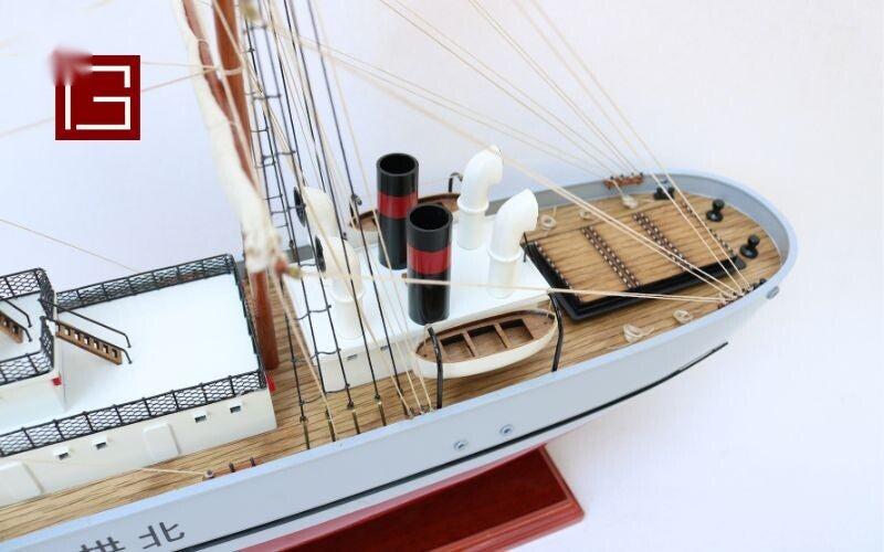 Model Ship Gongbei SHIP Model 70 x 17 x H. 42 cm