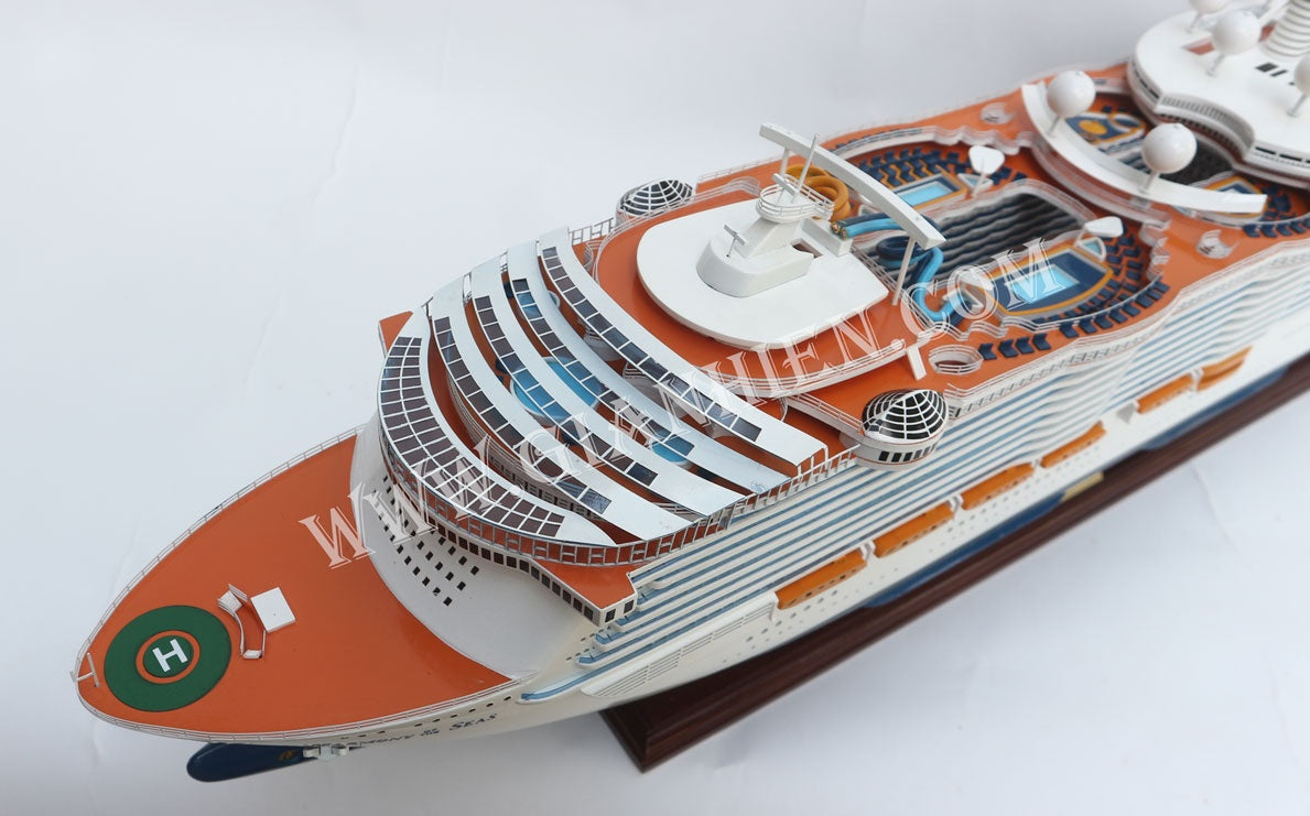 Modell-Ozeanliner Harmony of the SEAS 90 x 16 x H. 27 cm