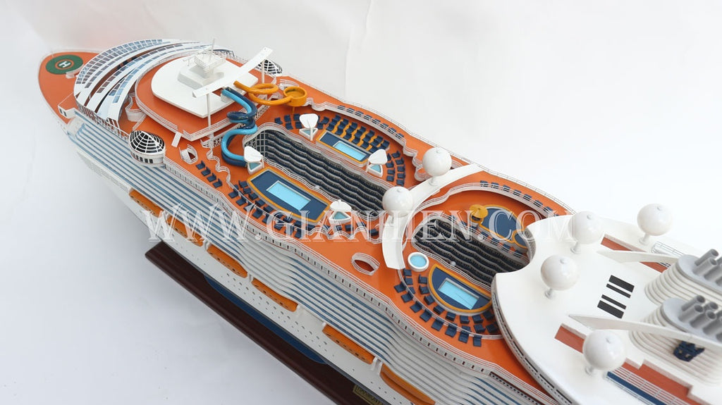 Model Ocean Liner Harmony of the SEAS 100 x 20 x H. 32 cm