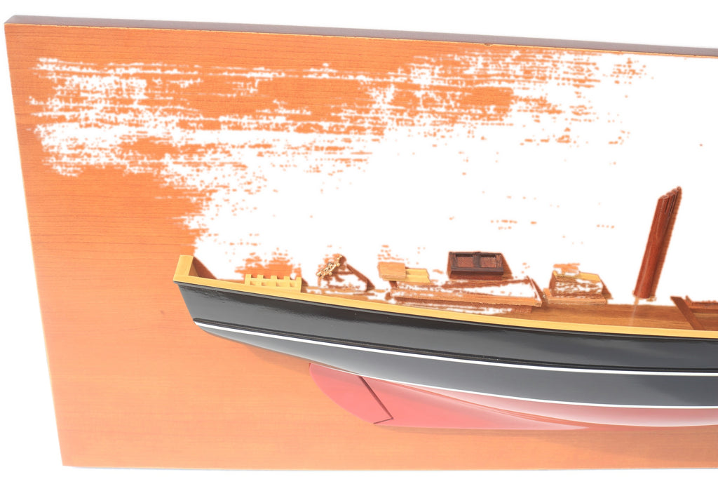 Halbmodell Bluenose II 90 x 10 x H. 30 cm